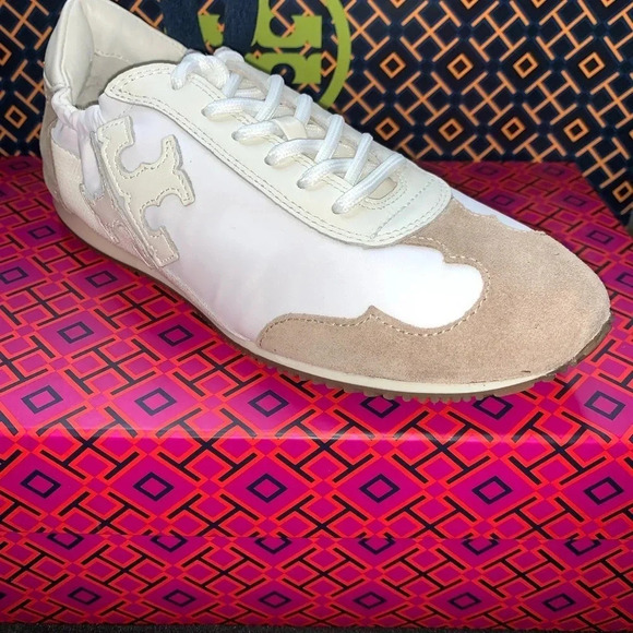 Tory Burch Vintage Double Trainer Sneaker Size 5 - Picture 8 of 10